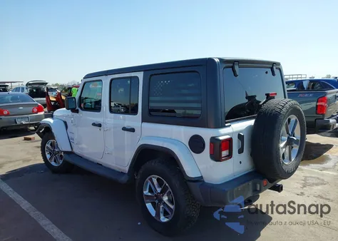 2018 Jeep Wrangler Unlimited Sahara 4X4 из США, поврежденный, VIN 1C4HJXEG8JW246548